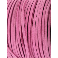 Suede Koord 3mm OudRoze